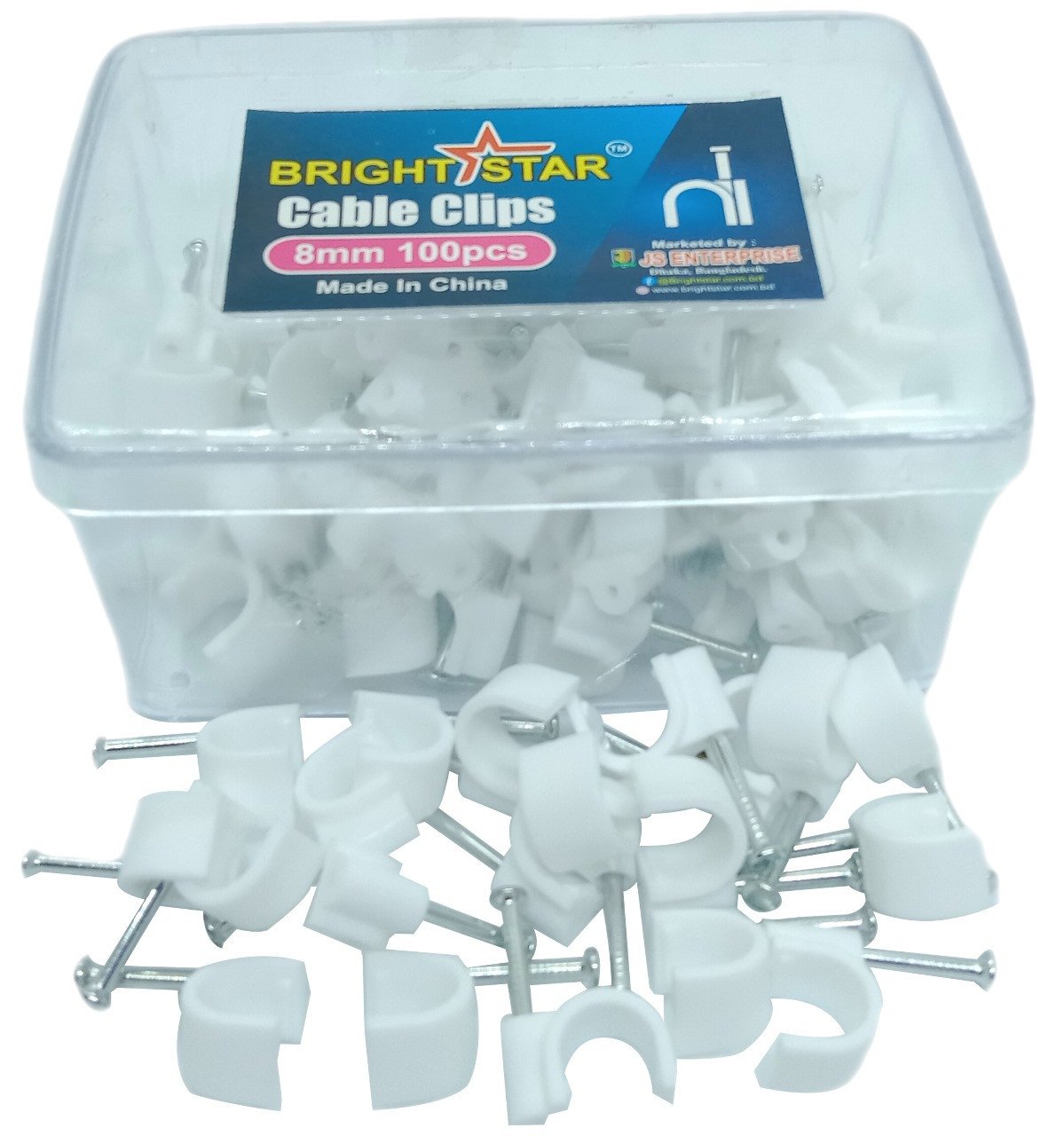 Brightstar Cable Clip 08MM